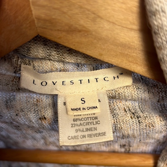 Cream Heathered Fringe Tassel Cardigan - Picture 3 of 6